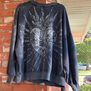 Free People We the Free oversized graphic sweatshirt xs